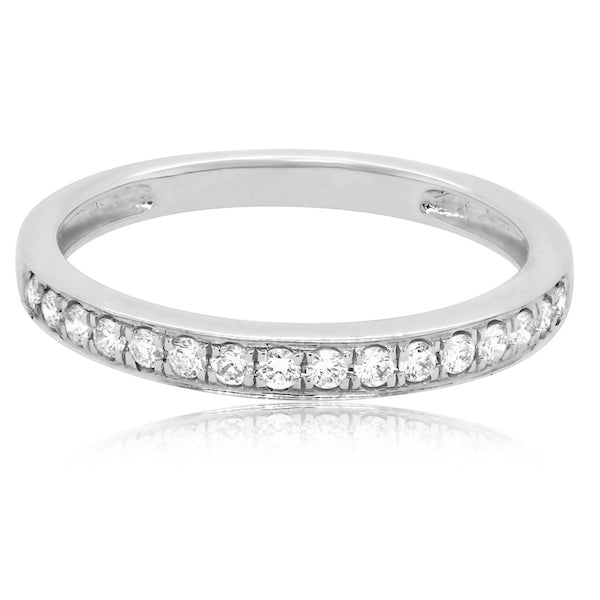 Bead Set Diamond Wedding Band