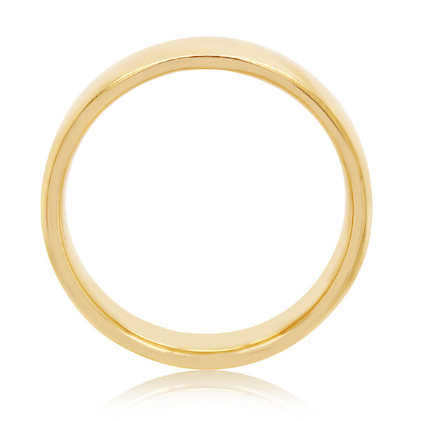 18K Yellow Gold Euro Fit Classic Men's Wedding Band