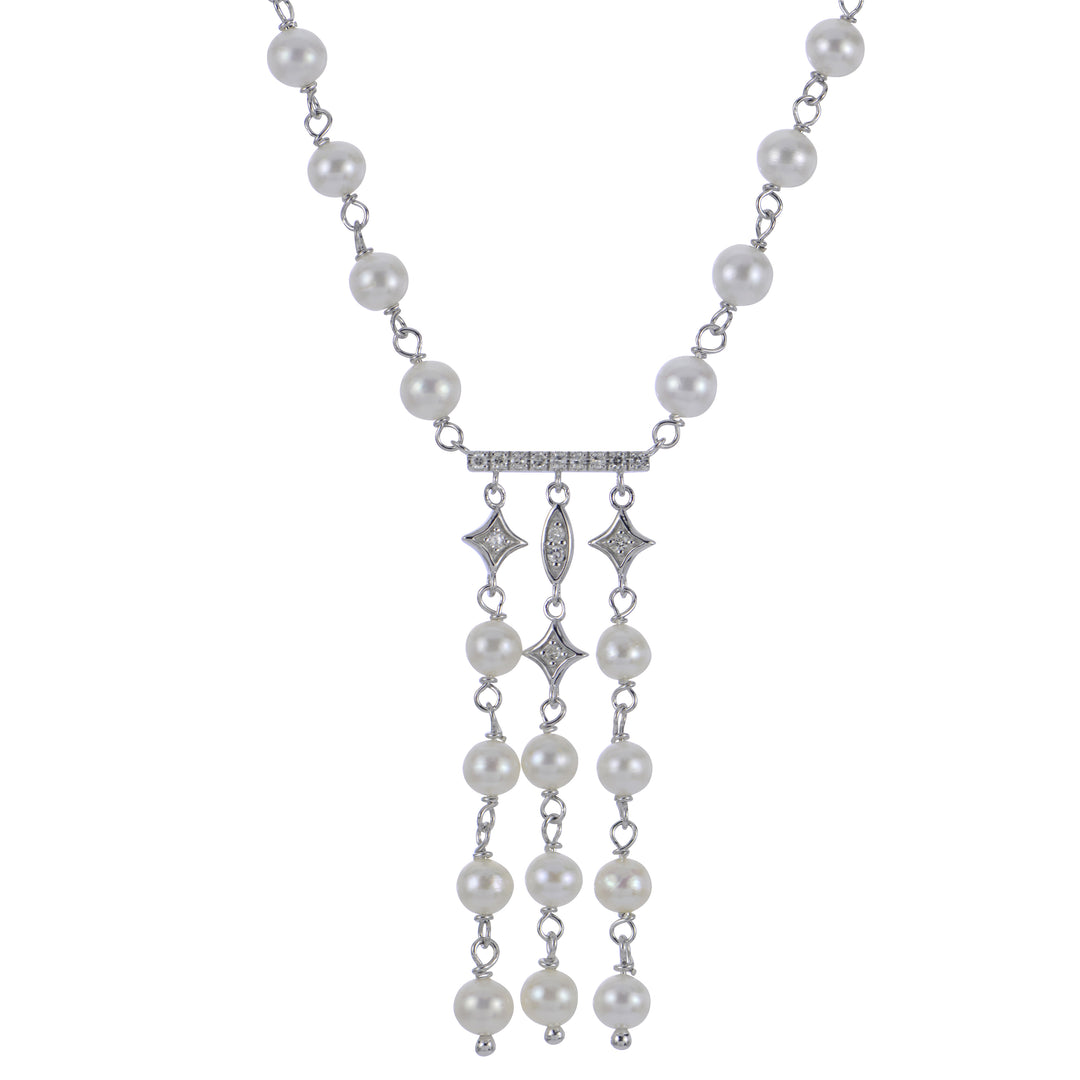 Sterling Silver Freshwater Pearl Necklace