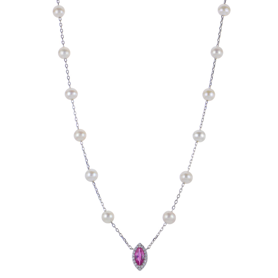 Sterling Silver Freshwater Pearl Necklace