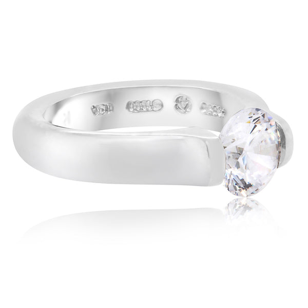 Platinum Steven Kretchmer Tension Setting | Washington Diamond