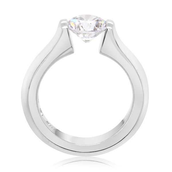 Platinum Genuine Steven Kretchmer Tension Ring Setting