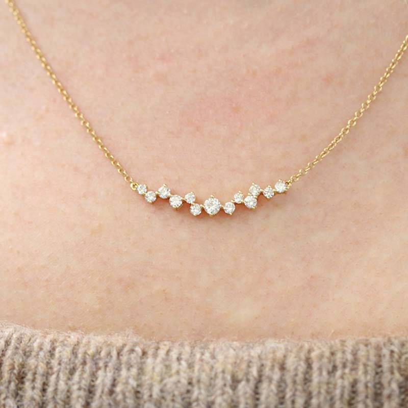 Rippled 0.53Ct   18KYNecklace | Washington Diamond