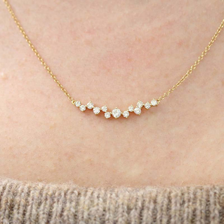 Rippled 0.53Ct   18KYNecklace | Washington Diamond