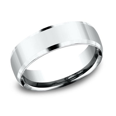 6.5mm Platinum Mans Wedding Band