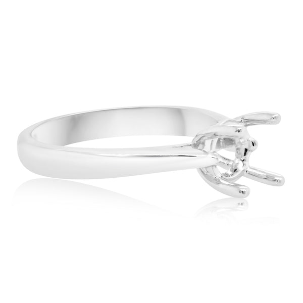 Timeless Basket Style Solitaire Platinum Setting | Washington Diamond