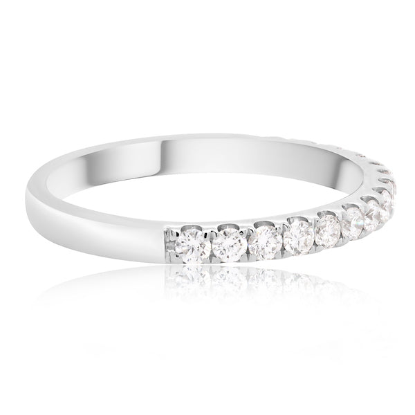 Lillian Prong Set  Wedding Band | Washington Diamond