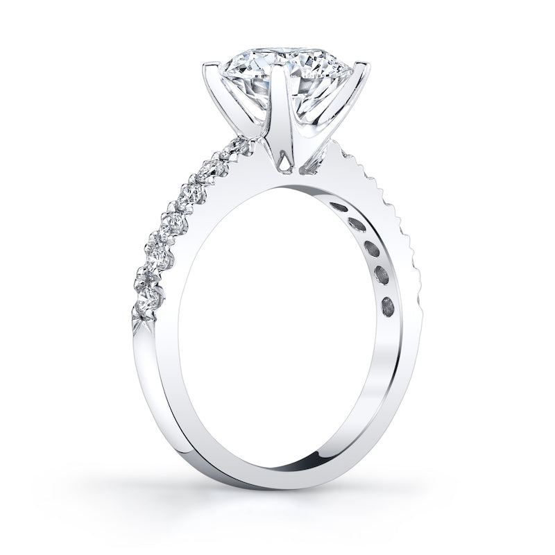 Platinum "Sophia" Style Diamond Engagement Ring Setting