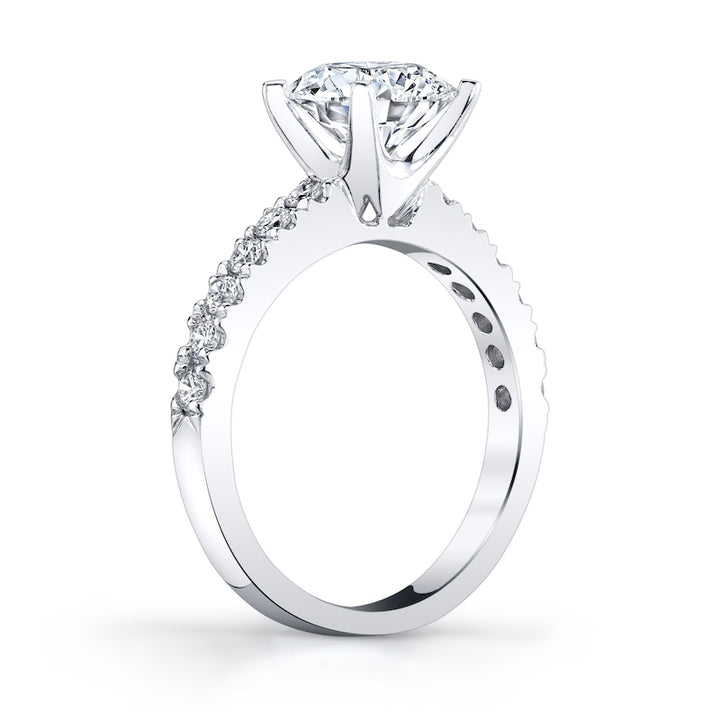Platinum "Sophia" Style Diamond Engagement Ring Setting