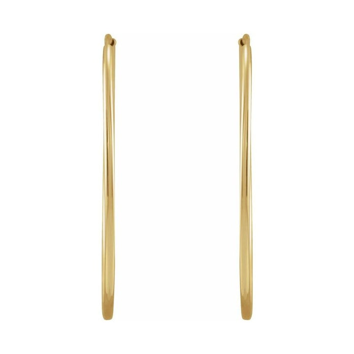 Flexible Endless Tube Hoop Earrings