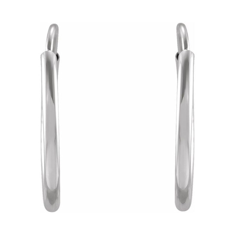 Flexible Endless Tube Hoop Earrings