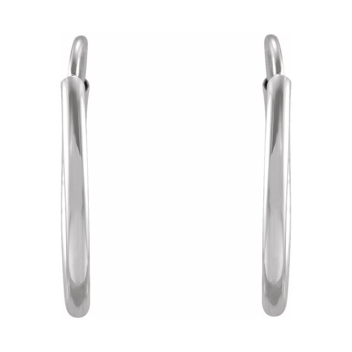 Flexible Endless Tube Hoop Earrings
