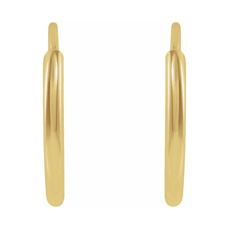 Flexible Endless Tube Hoop Earrings