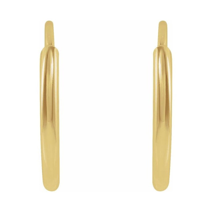 Flexible Endless Tube Hoop Earrings