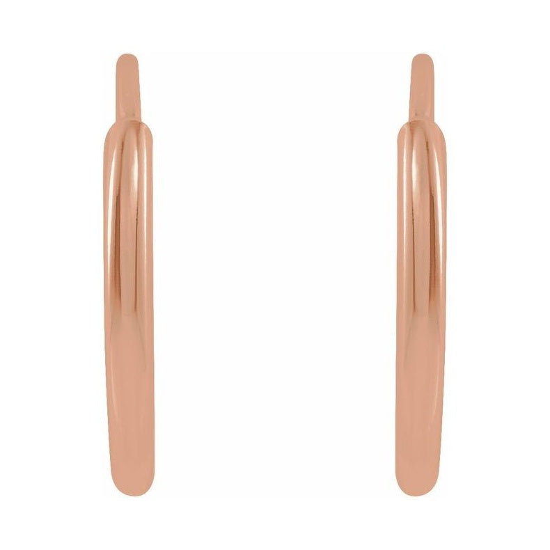 Flexible Endless Tube Hoop Earrings