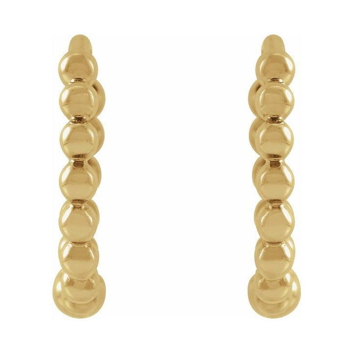 Beaded Hoop Earrings