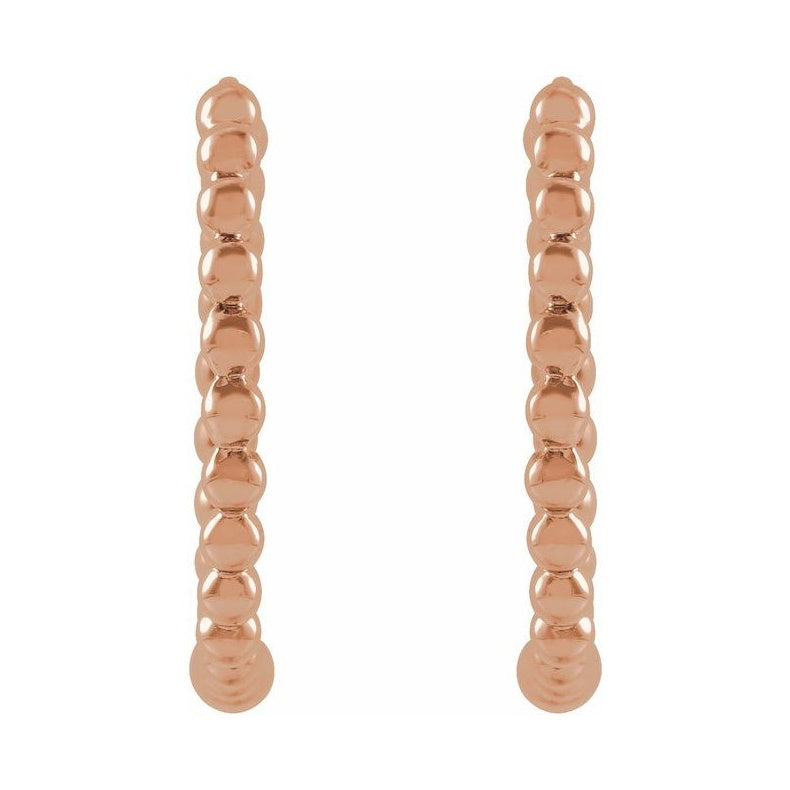 Beaded Hoop Earrings