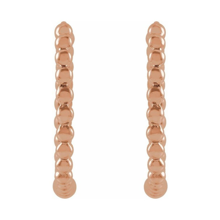 Beaded Hoop Earrings