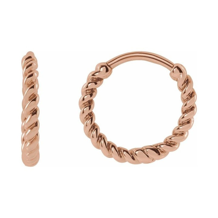 Rope Hoop Earrings