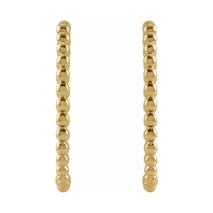 Beaded Hoop Earrings