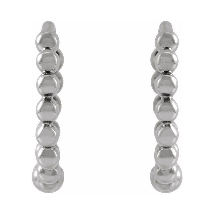 Beaded Hoop Earrings