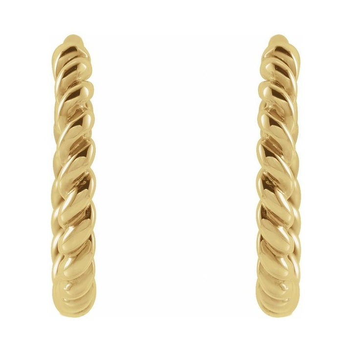 Rope Hoop Earrings
