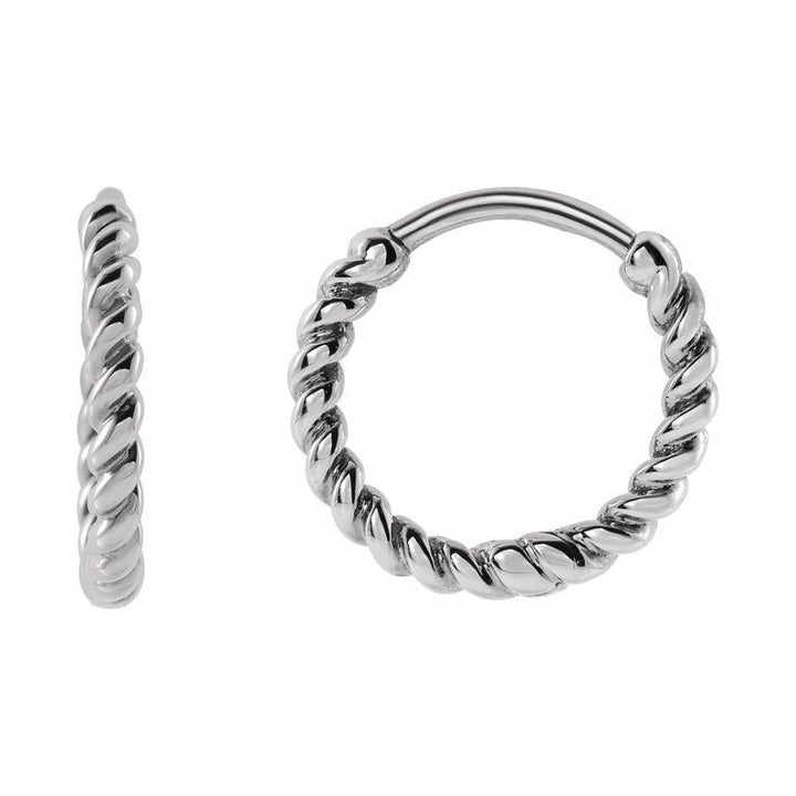 Rope Hoop Earrings