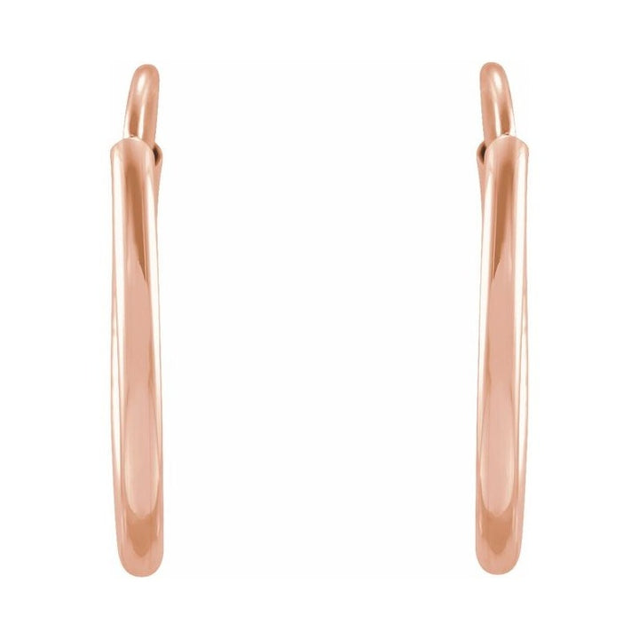 Flexible Endless Tube Hoop Earrings