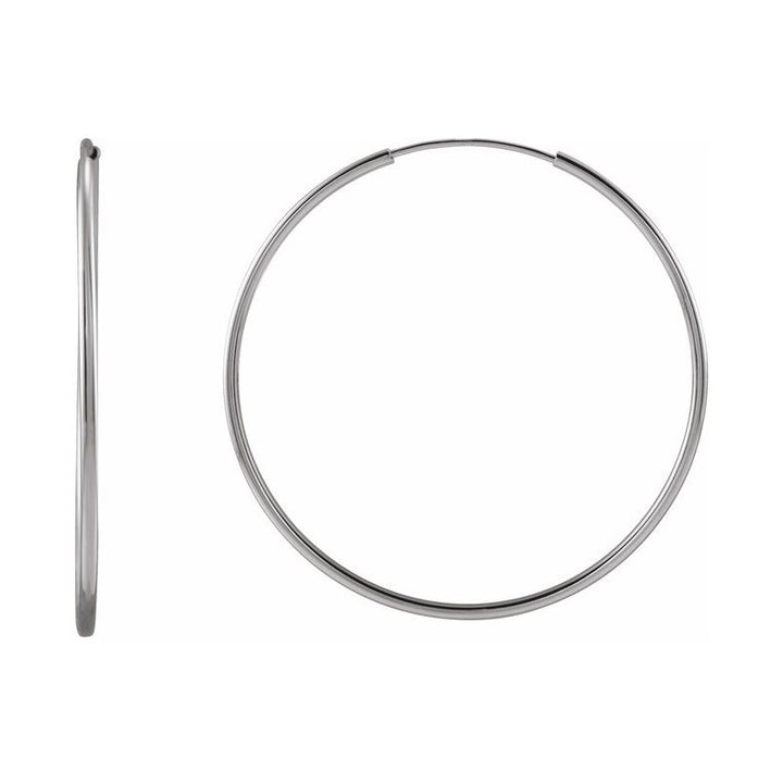 Flexible Endless Tube Hoop Earrings