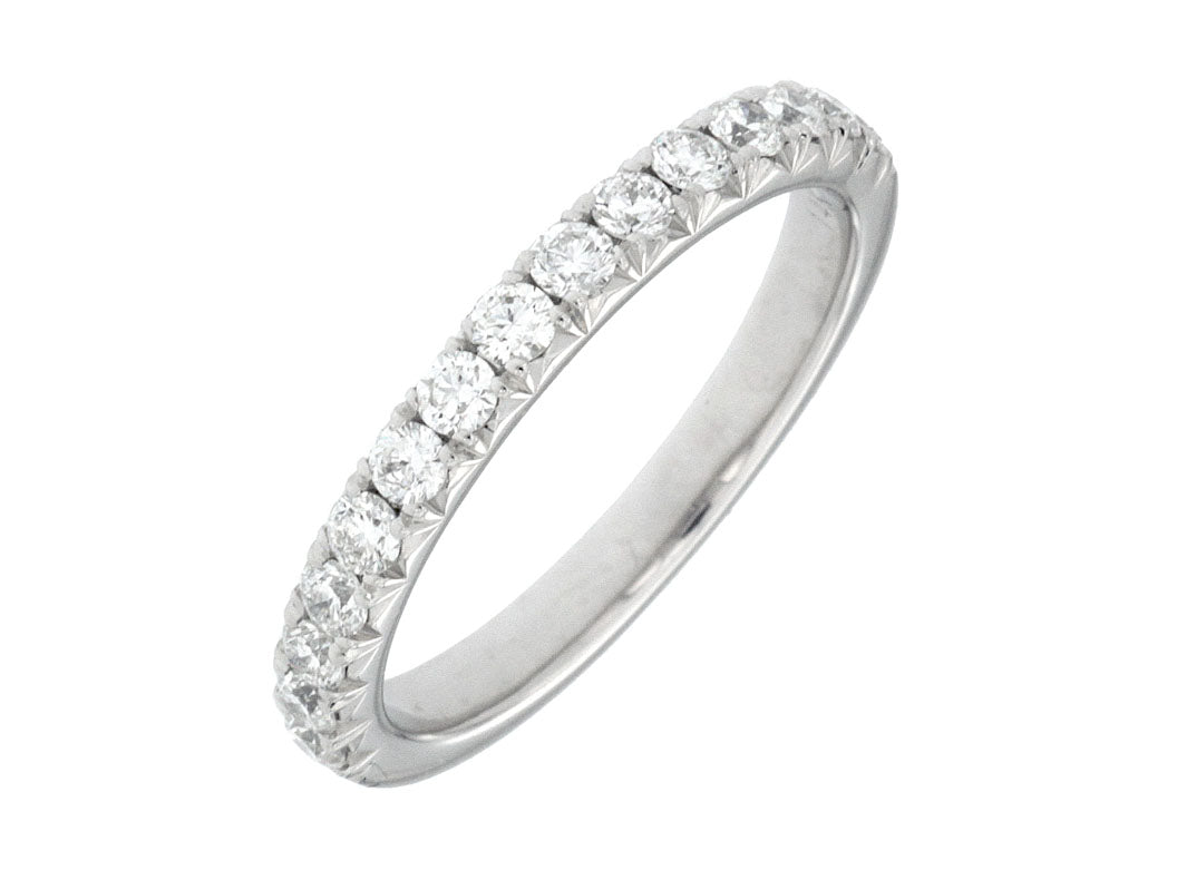 Joyous 0.78 Carat Diamond 14K White Gold Band