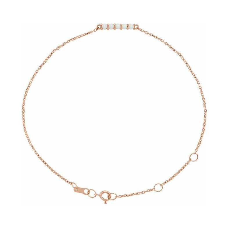 Cabochon Bar Bracelet