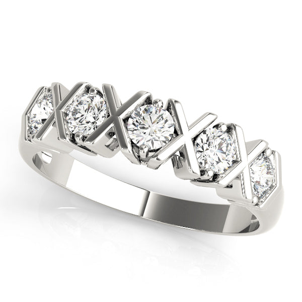 Multi-Diamond Wedding Ring