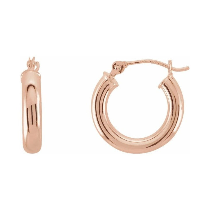 Tube Hoop Earrings