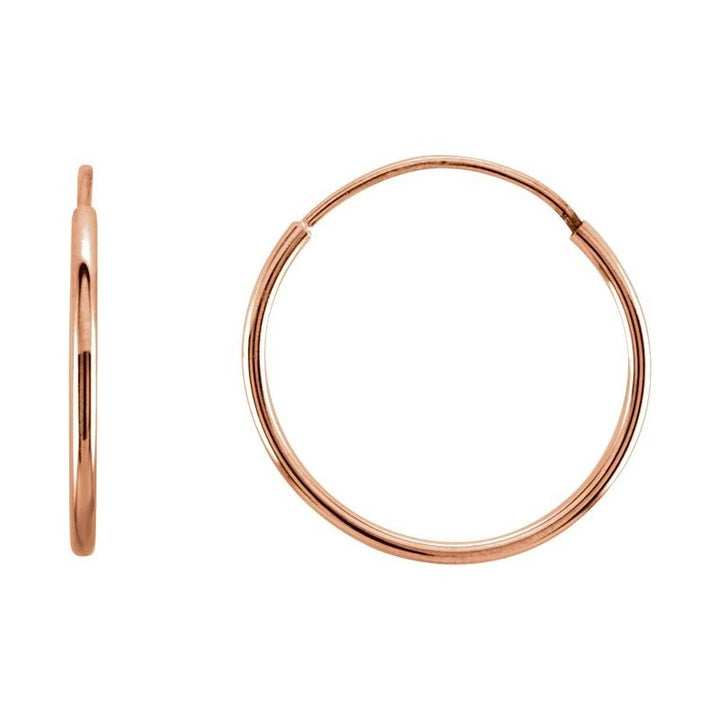 Endless Tube Hoop Earrings