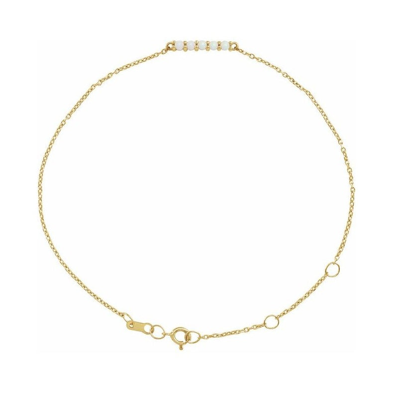 Cabochon Bar Bracelet