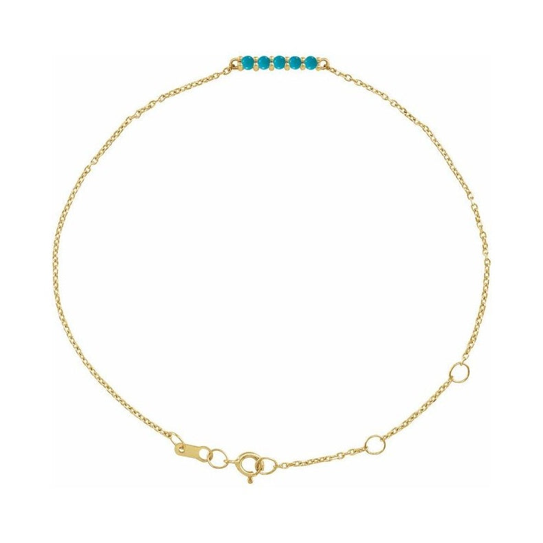 Cabochon Bar Bracelet