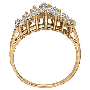 Multi-Diamond Fashion Ring