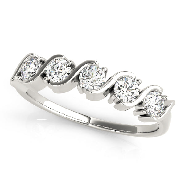 Multi-Diamond Wedding Ring