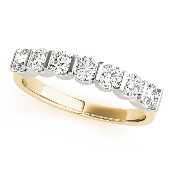 14K Yellow Gold Diamond Wedding Ring