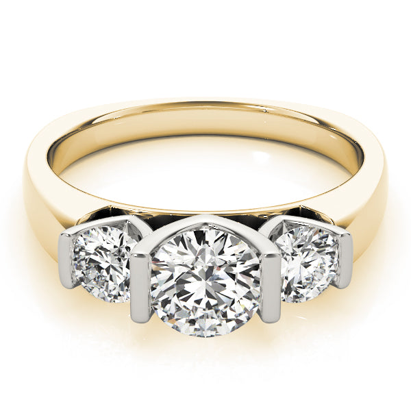 18K Yellow Gold 1.25 ct Round Diamond Ring