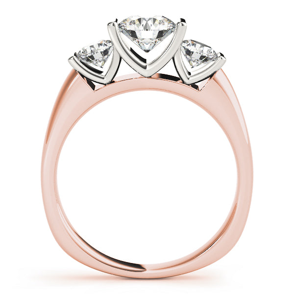 14K Rose Gold 1.25 CT Diamond Engagement Ring