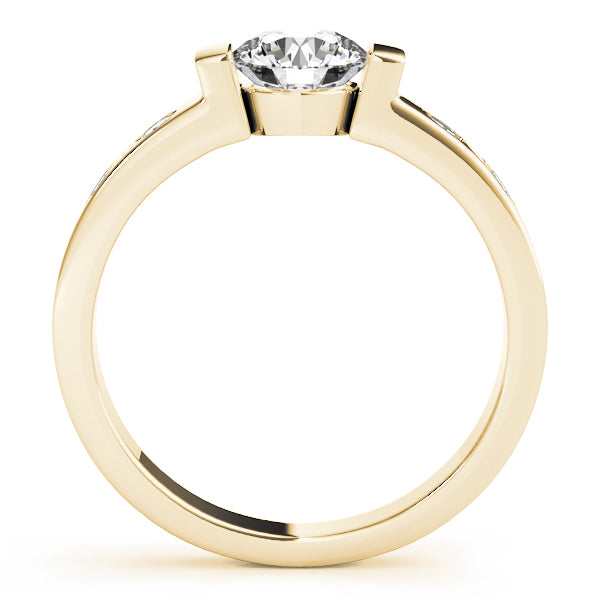 14K Yellow Gold 1 CT Diamond Engagement Ring