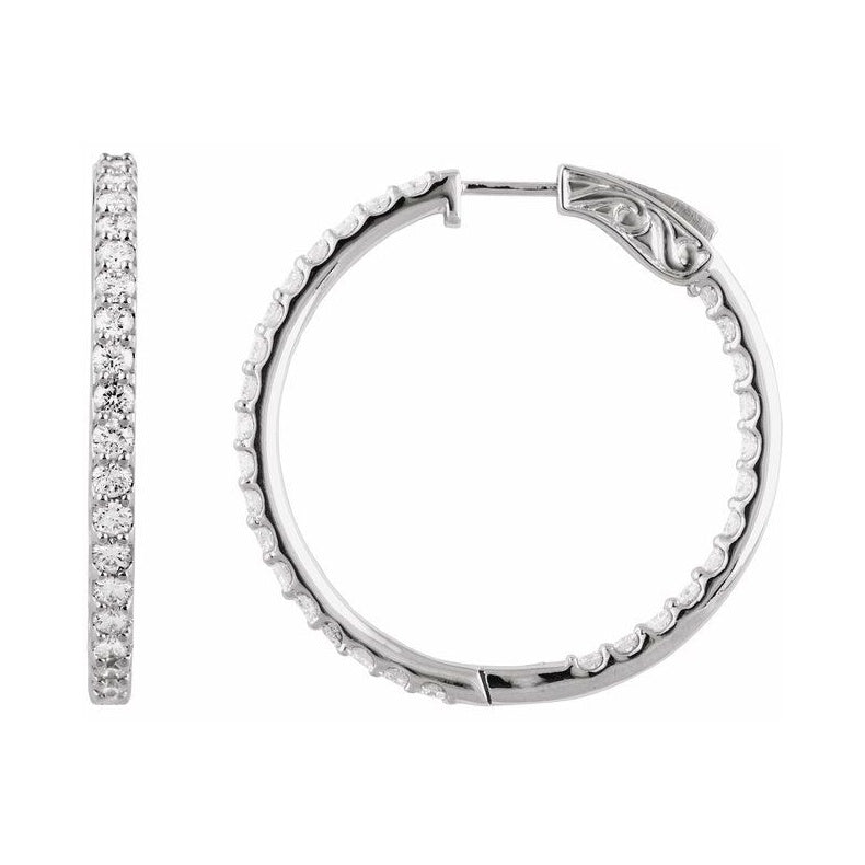 Inside-Outside Hoop Earrings