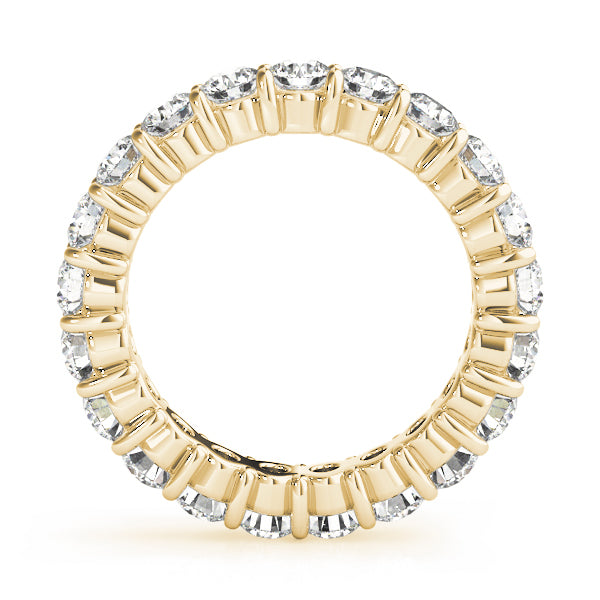 14K Yellow Gold Multi-Diamond Wedding Ring