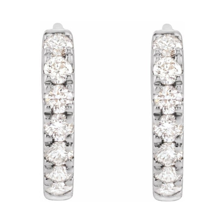 Lab-Grown Diamond Hoop Earrings