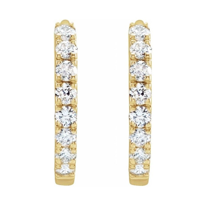 Lab-Grown Diamond Hoop Earrings