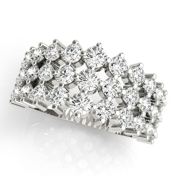 Diamond Multi-Stone Fashion Ring