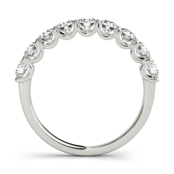 9-Diamond Round Wedding Ring