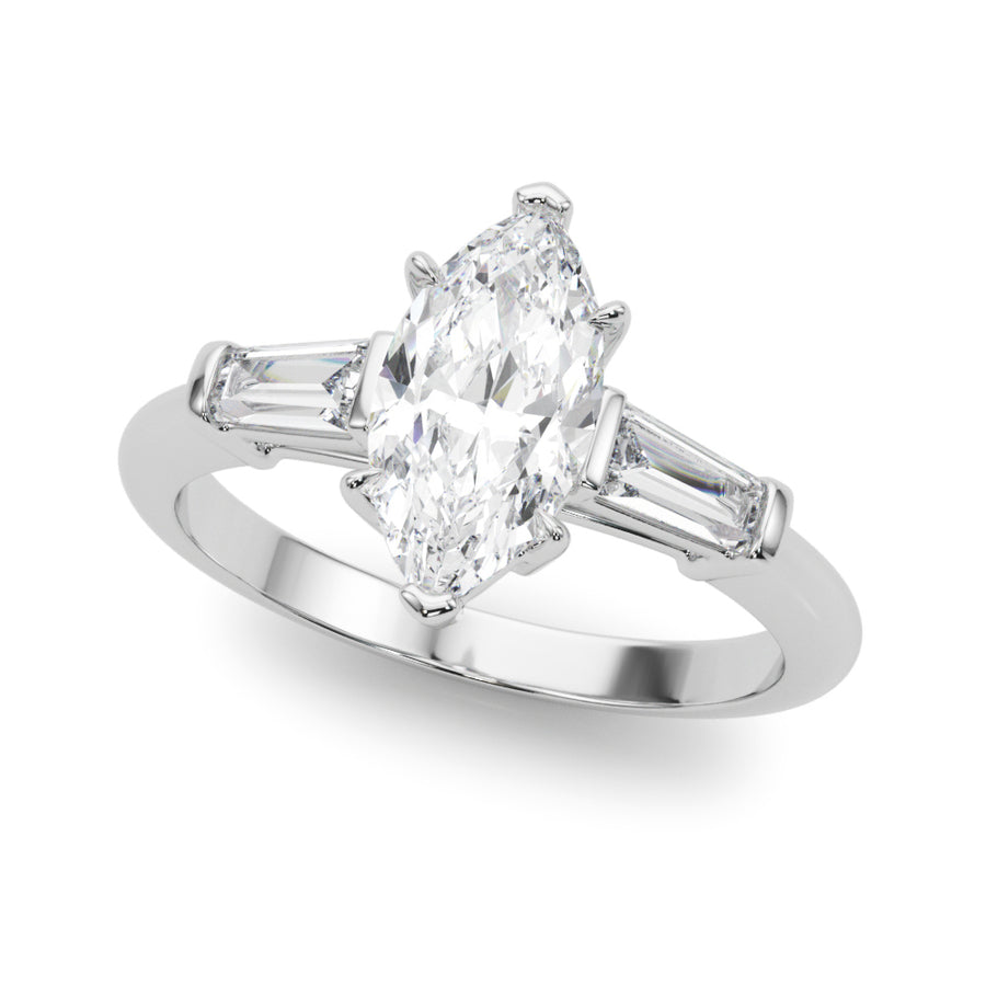 Marquise Diamond Engagement Ring