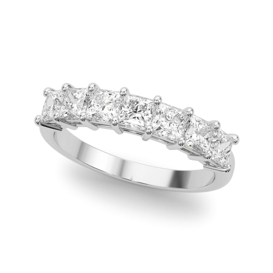 Multi-Diamond Square Engagement Ring